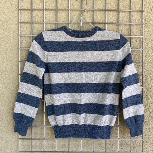 Set of 2 Boy's Striped Sweater Size M 8/10 - Picture 2 of 7